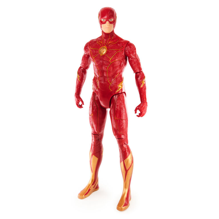 DC Comics, Speed Force The Flash Action Figure, 12-inch, Lights and 20+ Sounds, The Flash Movie Collectible