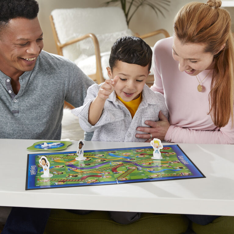 Chutes and Ladders jeu de plateau amusant pour enfants, jeu préscolaire, jeu classique Serpents et échelles