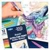Crayola Ultra Fine Point Doodle Markers, 12 Count