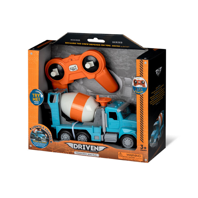 DRIVEN by Battat - R/C Cement Truck
