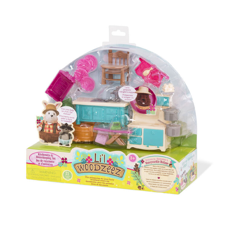 Li'l Woodzeez, Kitchenette & Housekeeping Playset