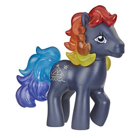 My Little Pony Retro Lite-Brite Mashup Peggy Mane - 80s-Inspired My Little Pony Collectible Figure with Retro Styling - 4.5-Inch Toy - R Exclusive