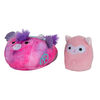 Mini-peluche Squishville - Squishville Mauve en carrosse