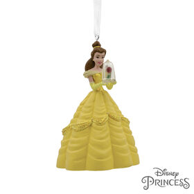 D&eacute;coration de No&euml;l - Hallmark - Belle et la rose &eacute;ternelle de Disney