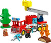 LEGO DUPLO Town Fire Truck with Hose and Firefighter Building Toy for Toddlers, Ages 2+ - 10473
