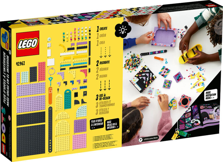 LEGO DOTS Designer Toolkit - Patterns 41961 DIY Craft Decoration Kit (1,096 Pieces)