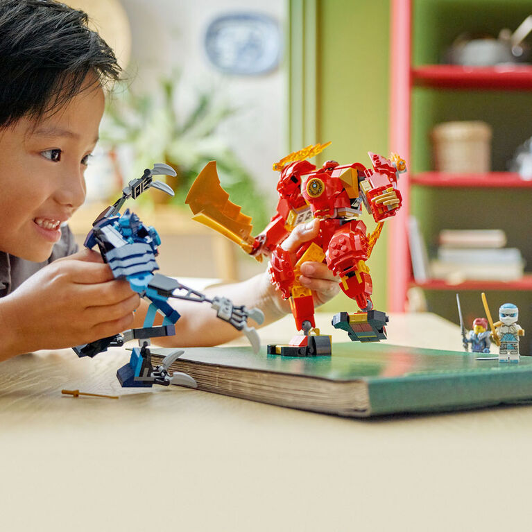 LEGO NINJAGO Le robot de feu élémentaire de Kai 71808