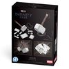 4D Build, Marvel Studios Thor's Hammer Mjolnir, 3D Paper Model Kit, 84 Piece Paper Model Kit