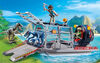 Playmobil - Bateau avec cage et deinonychus