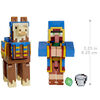 Minecraft Craft-A-Block Wandering Trader and Llama Figures