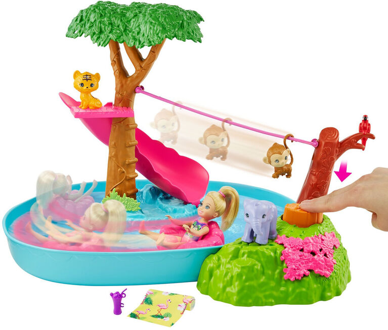 Barbie and Chelsea The Lost Birthday Doll & Splashtastic Pool Surprise Playset