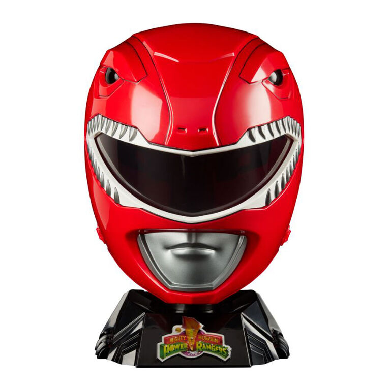 Power Rangers Lightning Collection, Casque de collection de luxe, Ranger rouge Mighty Morphin - Notre exclusivité