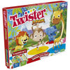 Twister Junior Game, Animal Adventure 2-Sided Mat, 2 Games in 1