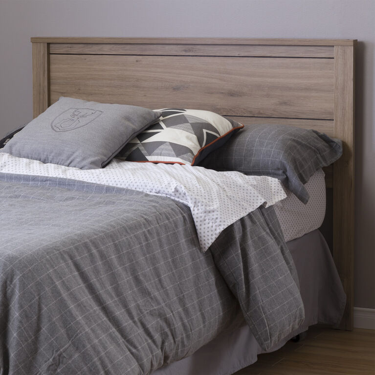Fynn Full Headboard - Modern Rustic Oak