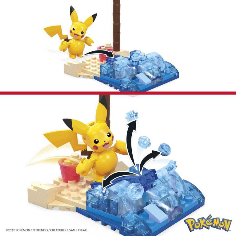 Mega Pokemon Pikachu's Beach Splash
