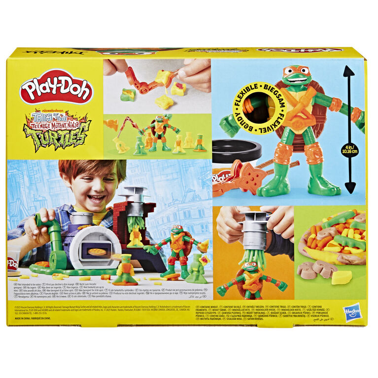 Play-Doh Les Tortues Ninja Four lance-pizza, coffret de pâte à modeler