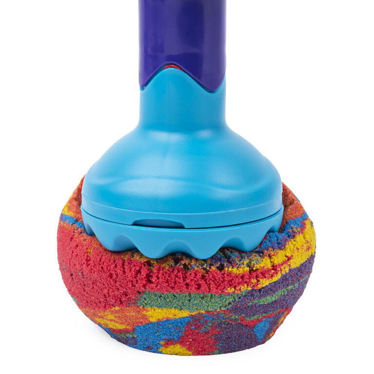 Kinetic Sand, Rainbow Mix Set with 3 Colors of Kinetic Sand (13.5oz) and 6 Tools