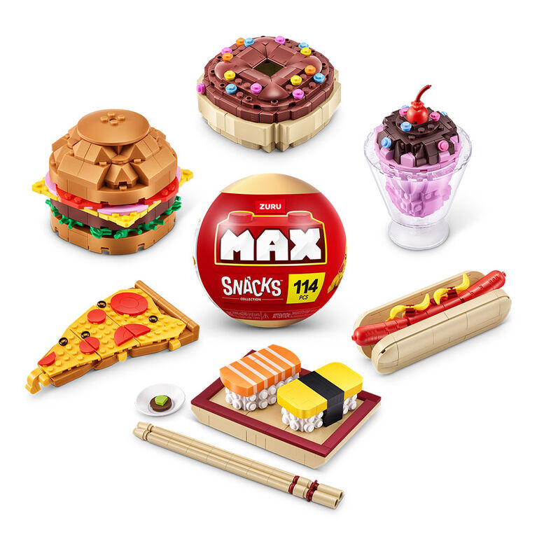 MAX Premium Snacks Building Bricks Collection by ZURU