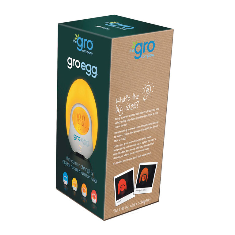 Gro-egg -Thermomètre à changement de couleur.