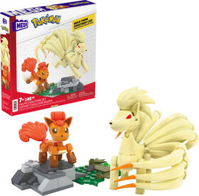 MEGA - Pokémon - Coffret Évolution Goupix (145 pièces), 2 figurines