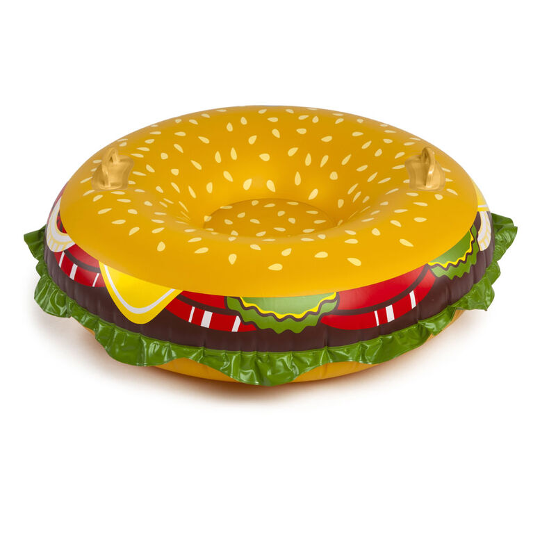 BigMouth Inc Grosse Chambre A Air Pour La Neige, en forme de cheeseburger - Édition anglaise