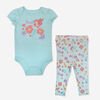 Ariel ens.Legging Aqua Bleu 6/9M