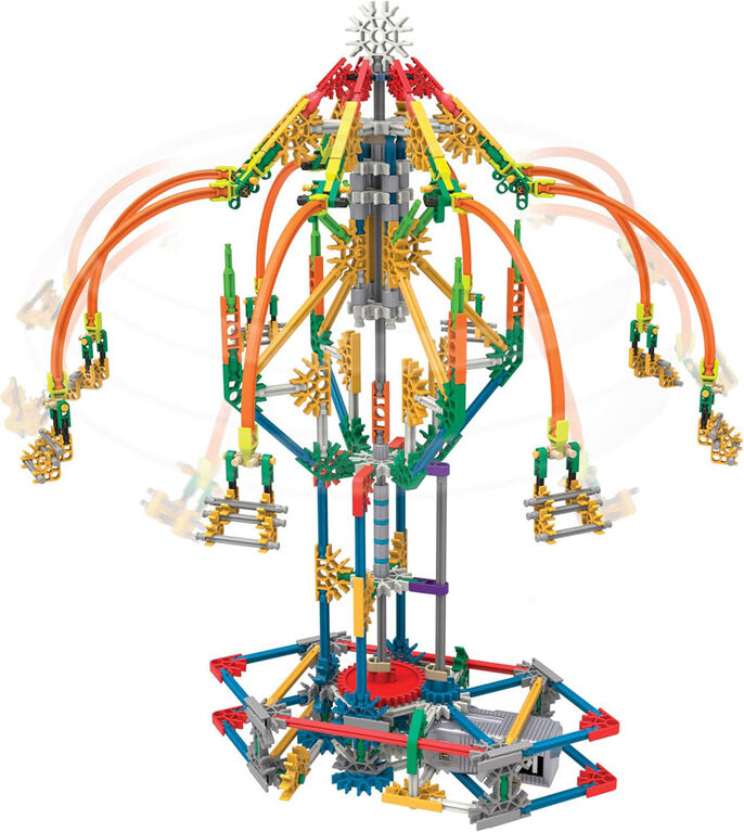 K'NEX STEM Explorations Swing Ride Building Set of 486 Pieces