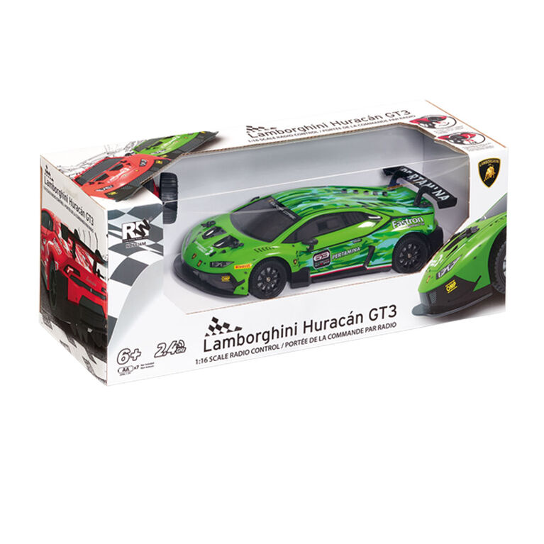 Rc 1 16 Scale Lamborghini Hurricane Gt3 Sport Green R Exclusive Toys R Us Canada