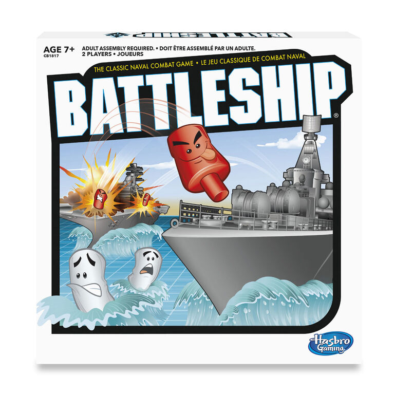 Hasbro Gaming - Jeu Battleship - les motifs peuvent varier