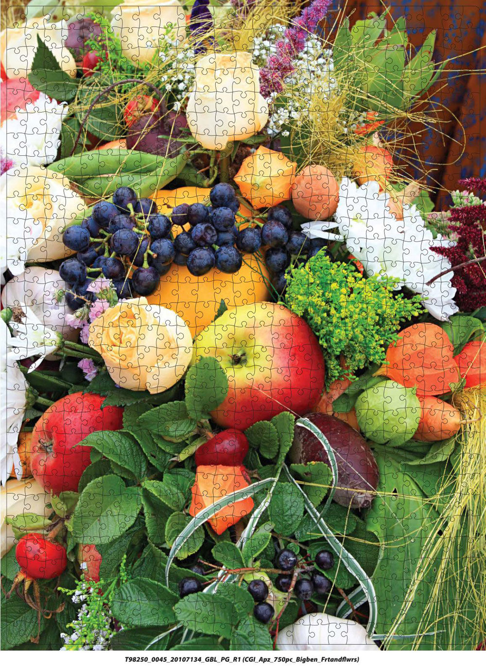 Big Ben - 750-Piece Adult Jigsaw Puzzle - Fruits and Flowers