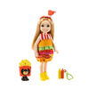 Barbie Club Chelsea Dress-Up Doll (6-inch) in Burger Costume