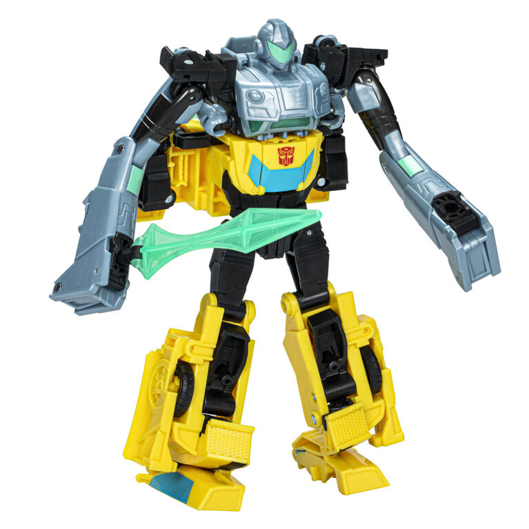 Transformers EarthSpark Cyber-Combiner Bumblebee and Mo Malto Action Figures