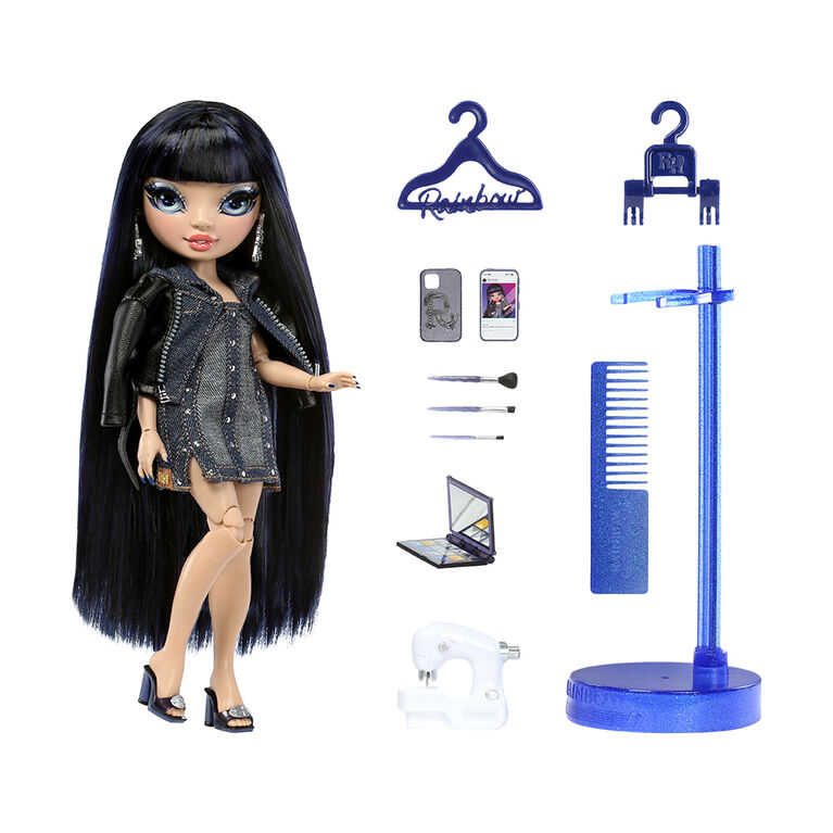 Rainbow High Kim- Denim Blue Fashion Doll