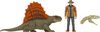 Jurassic World Human and Dino Pack Dr Alan Grant and Dimetrodon