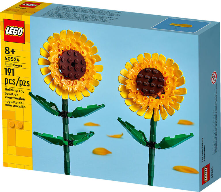 LEGO Les tournesols 40524 Ensemble de construction; Pour les enfants de 8 ans et plus (191 pièces)