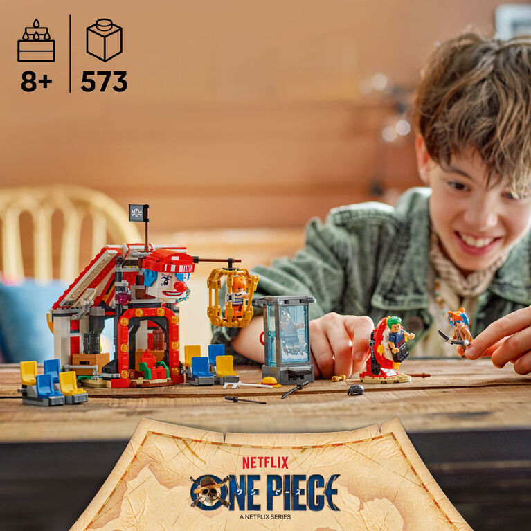 LEGO ONE PIECE Buggy the Clown's Circus Tent Pretend Play Building Blocks for Boys & Girls, 8+ - 75637