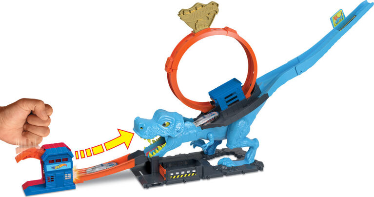Hot Wheels City T-rex Chomp Down, Playset