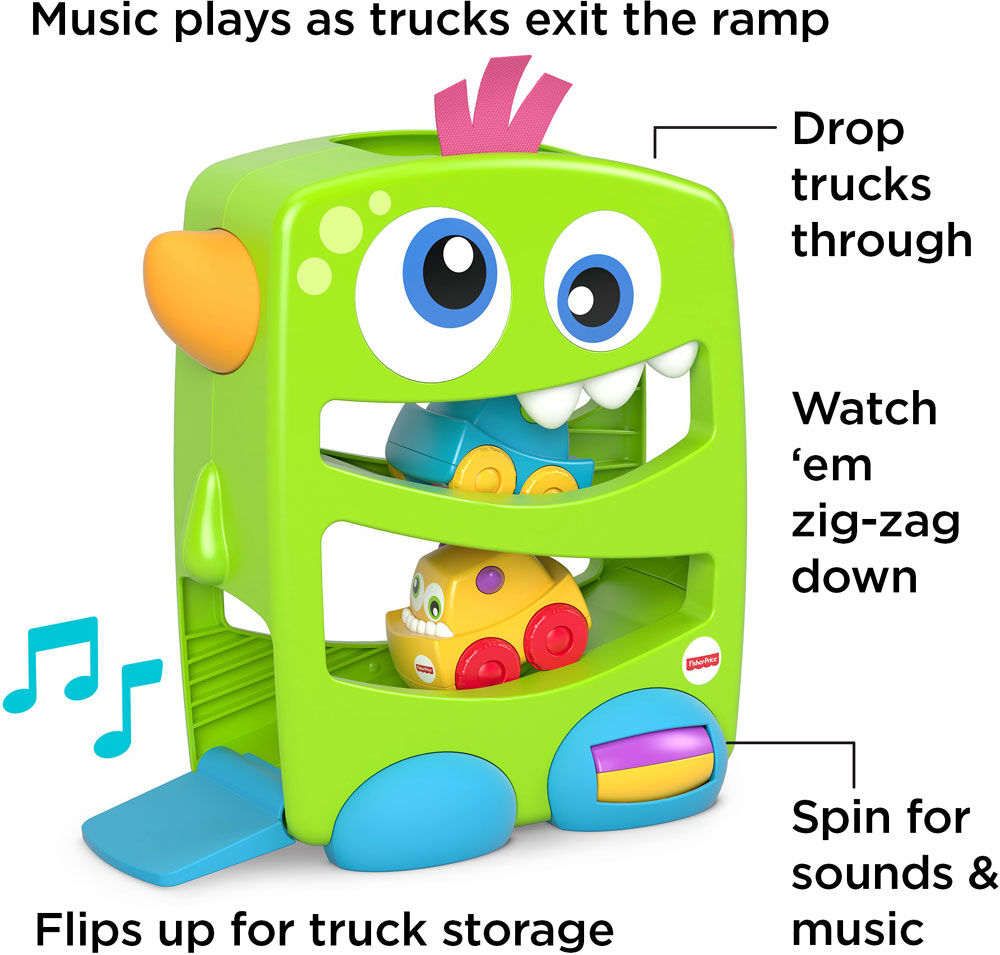 fisher price monster truck racing ramp