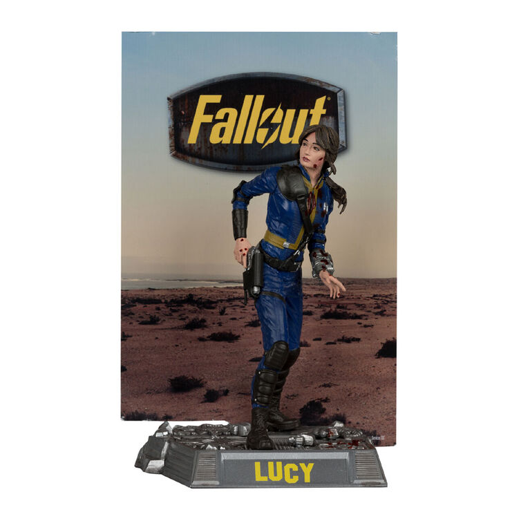 Movie Maniacs - Fallout Lucy, Maximus, The Ghoul & Vault Boy - Figurines posées de 6 pouces 4 packs