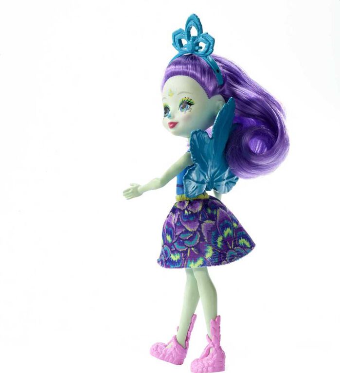 Mini-poupée Enchantimals Patter Paon et son Ami Flap le Paon - Notre exclusivité