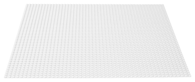 LEGO Classic White Baseplate 11010 Creative Toy for Kids, Great Open-Ended  Imaginative Play Builders (1 Piece)