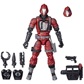 G.I. Joe Classified Series CRIMSON B.A.T. Action Figure 60 Collectible Toy, Multiple Accessories, Custom Package Art