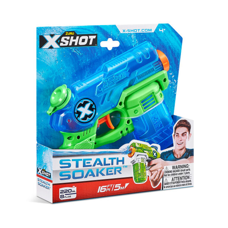 Zuru X-Shot Water Warfare Stealth Soaker Water Blaster (Colour May Vary)