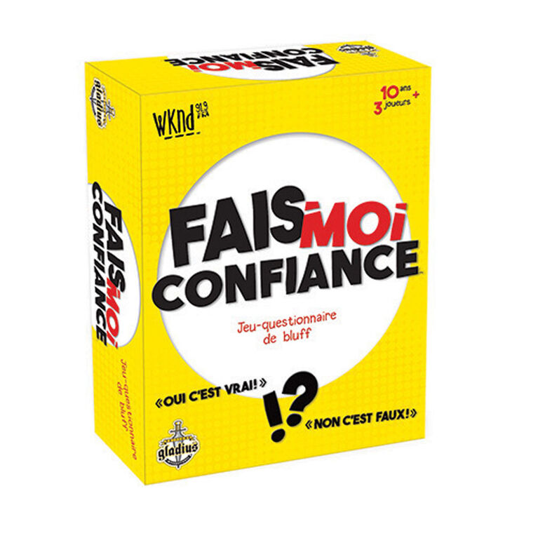 Fais-moi confiance Game - French Only