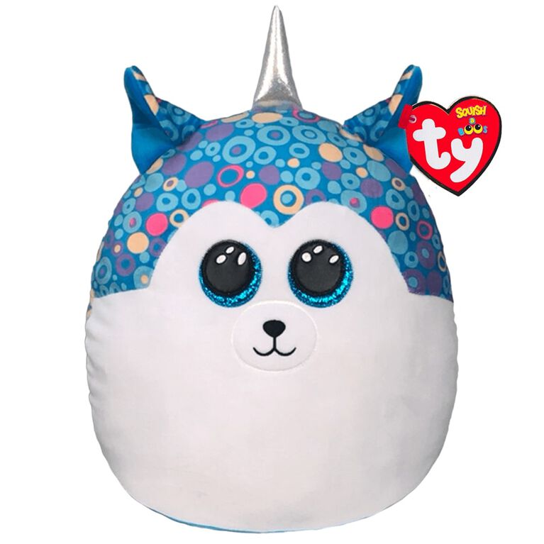 Ty Squish Helena Blue Husky 14 inch