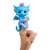 Fingerlings - Glitter Dragon - Tara (Blue with Purple) - Interactive Baby Collectible Pet