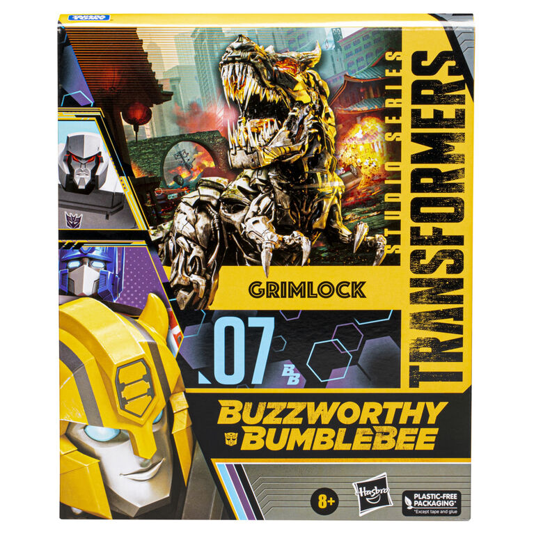 Transformers Studio Series Buzzworthy Bumblebee Leader 07BB Grimlock 8.5 Inch Action Figure - R Exclusive