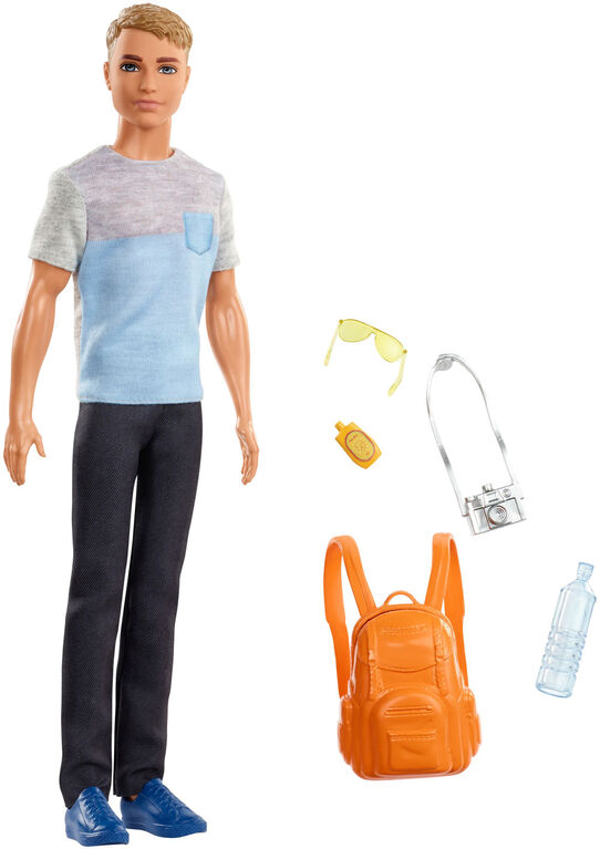 Barbie Travel Ken Doll and Accessories Set