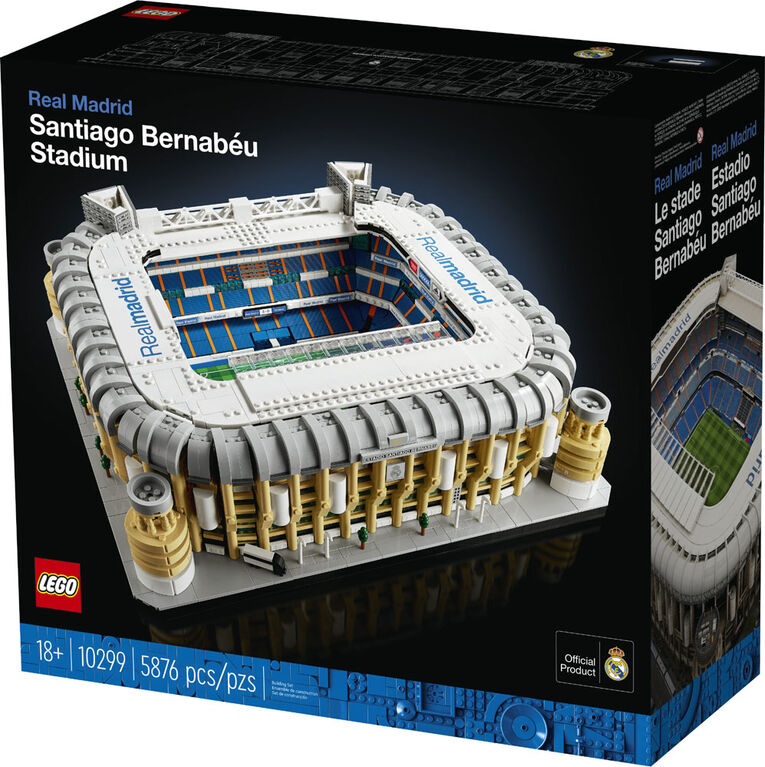 LEGO Real Madrid - Le stade Santiago Bernabéu 10299 Ensemble de construction (5 876 pièces)