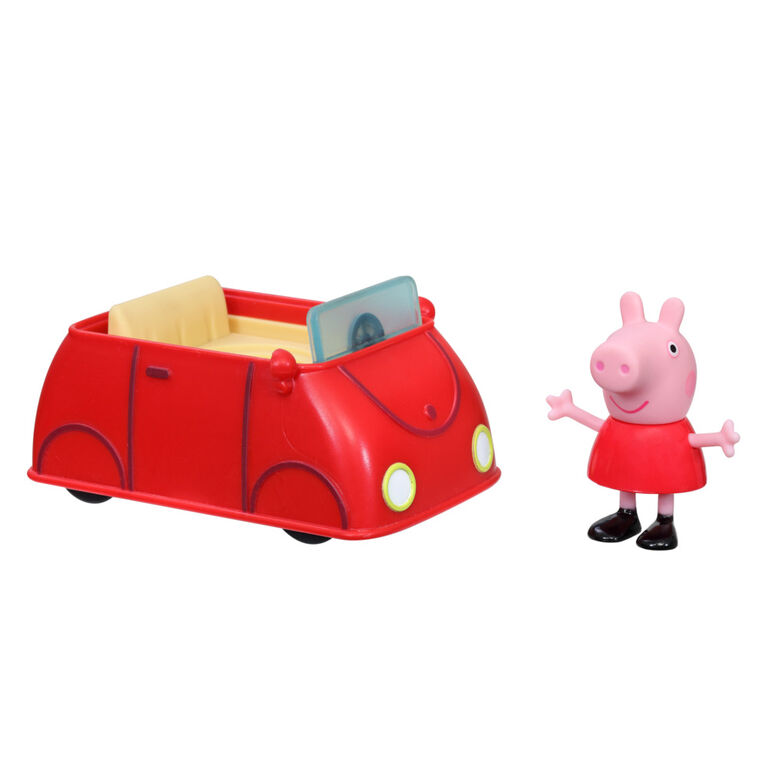 Peppa Pig Peppa's Adventures Little Vehicles Little Red Car Toy with Figure